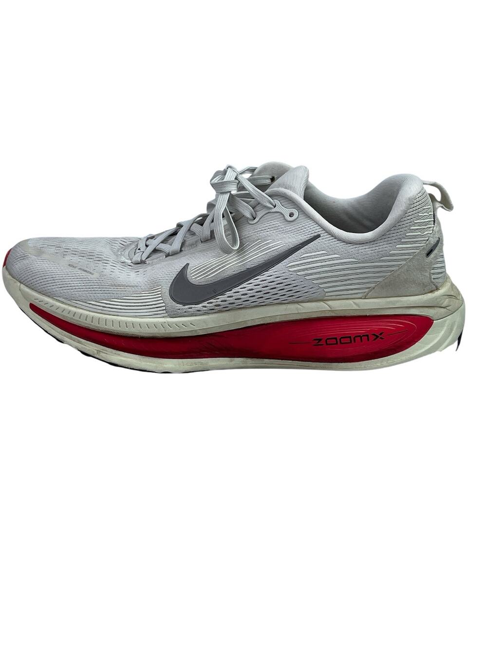Nike Vomero 18 Men's Platinum Tint Siren Red Athletic Running Shoes Size 10.5